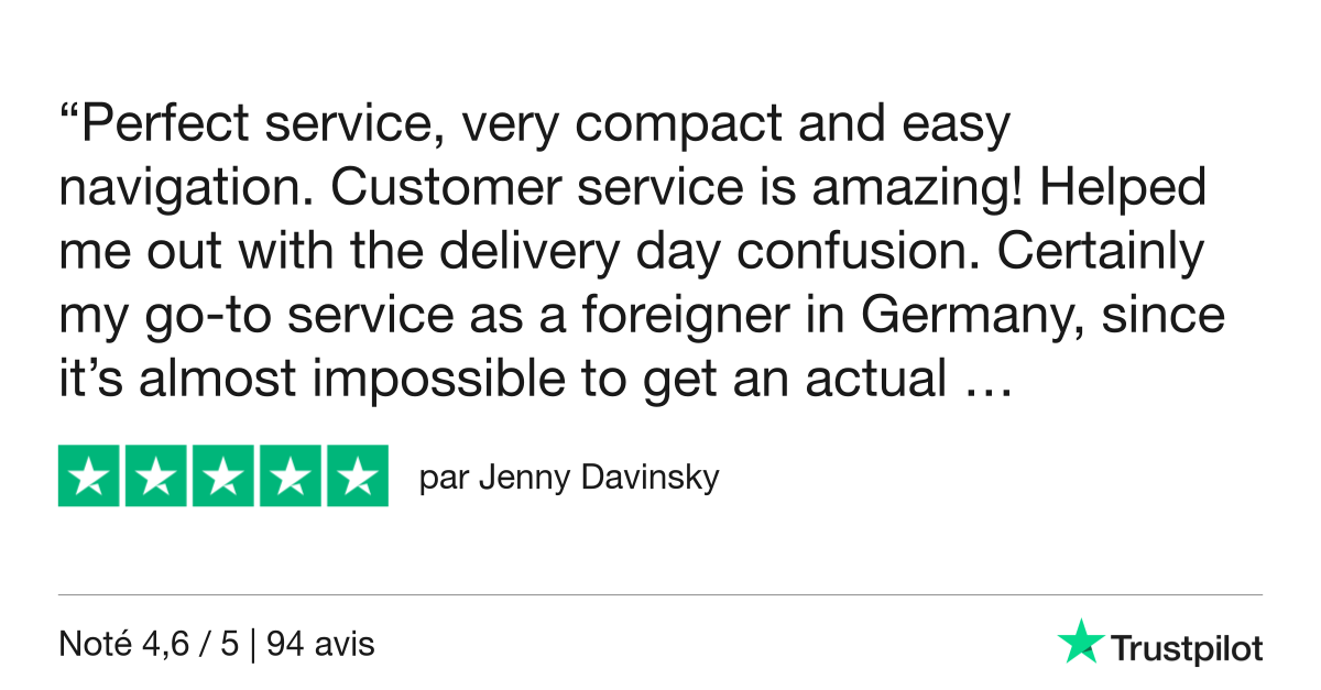Trustpilot Review - Jenny Davinsky